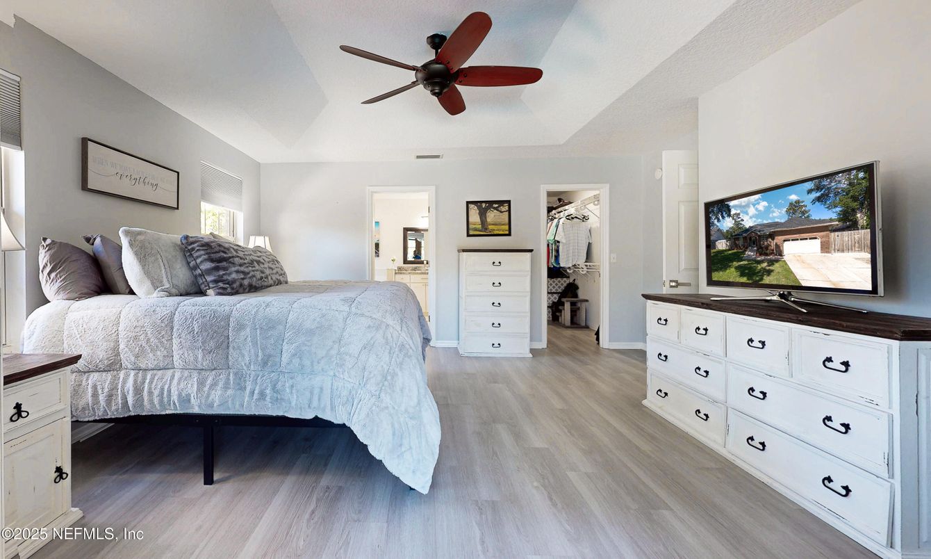 Bedroom, Interior, Wood Texture Flooring