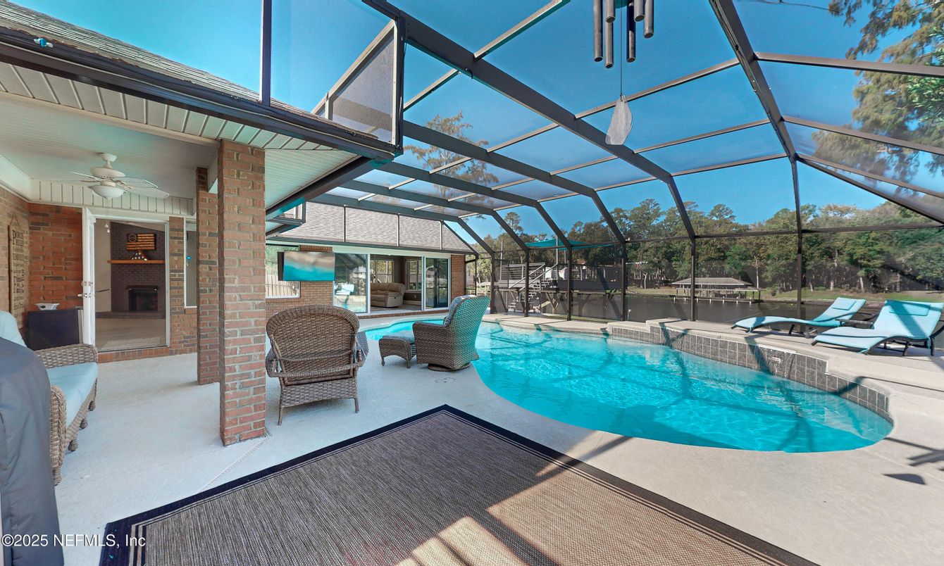 Glass Ceilings, Interior, Pool, Stone Walls, Sun Room