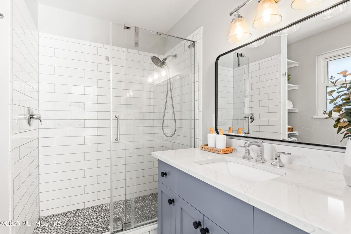Bathroom, Glass Shower, Interior