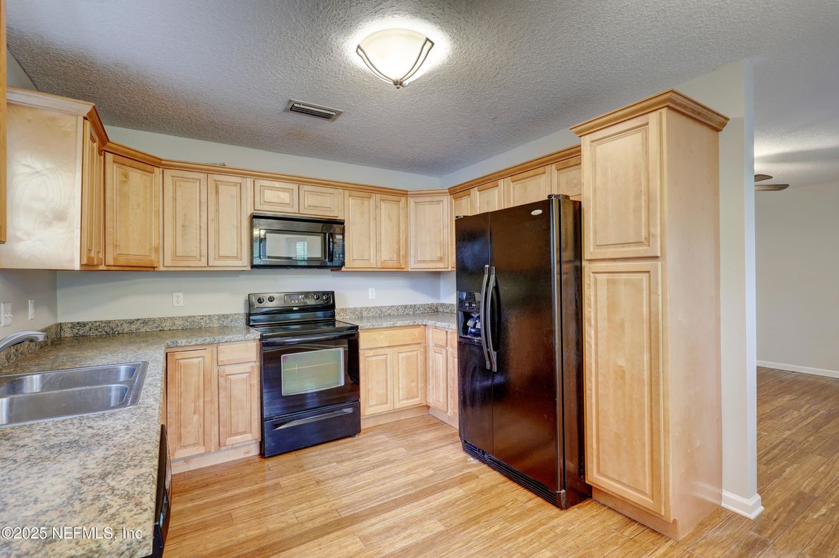 Interior, Kitchen, Wood Texture Flooring