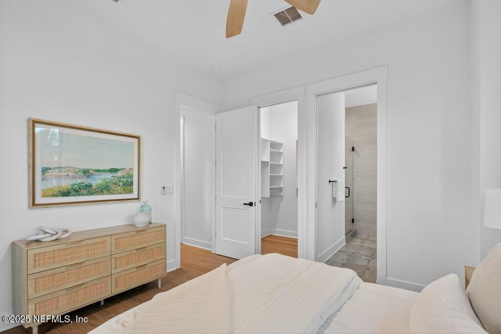 Bedroom, Interior, Wood Texture Flooring
