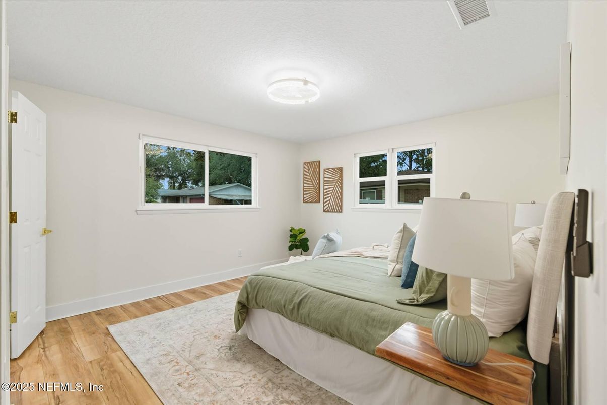 Bedroom, Interior, Wood Texture Flooring