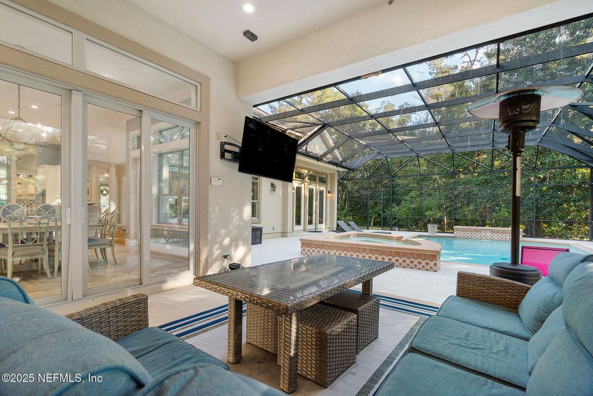 Glass Ceilings, Interior, Pool, Recessed Lighting, Sun Room