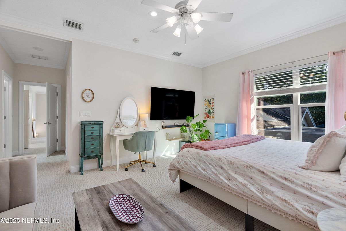 Bedroom, Home Office, Interior, Recessed Lighting