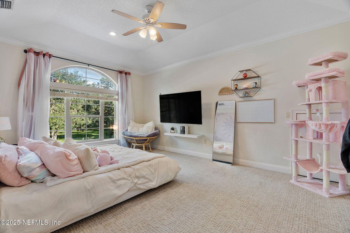 Bedroom, Interior, Recessed Lighting