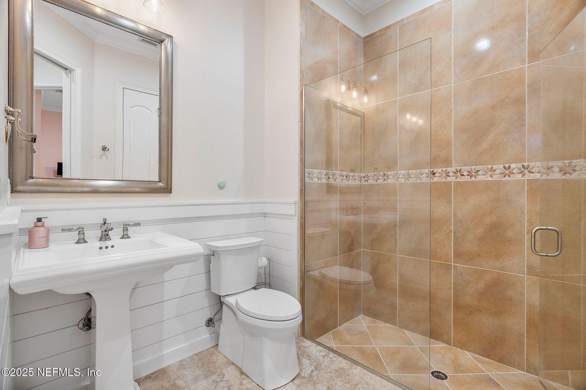 Bathroom, Glass Shower, Interior