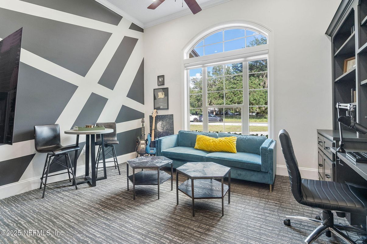 Home Office, Interior, Living room