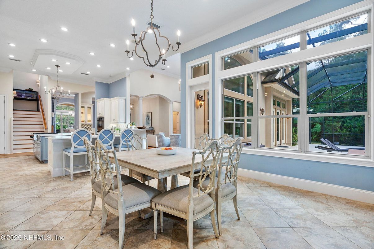 Chandelier, Dining room, Interior, Pendant Lights, Recessed Lighting