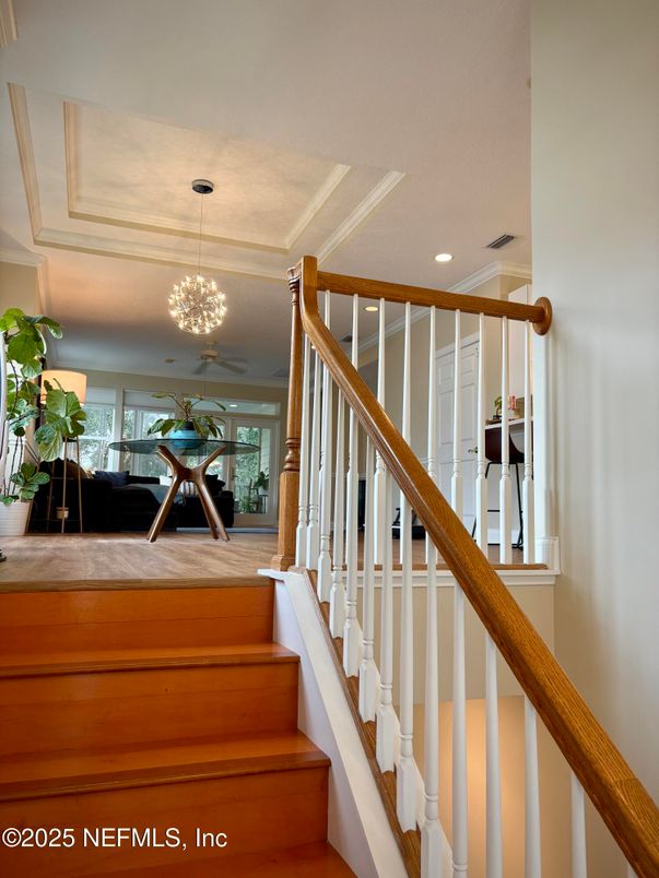 Chandelier, Interior, Recessed Lighting