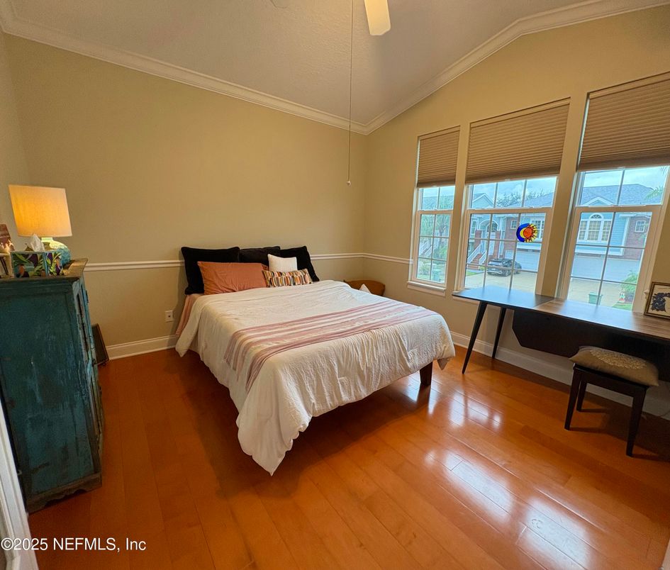 Bedroom, Interior, Water, Wood Texture Flooring