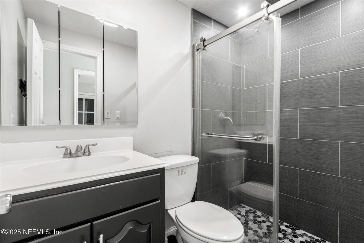 Bathroom, Glass Shower, Interior