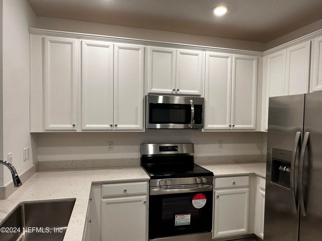 Interior, Kitchen, Recessed Lighting, Stainless Steel Appliances