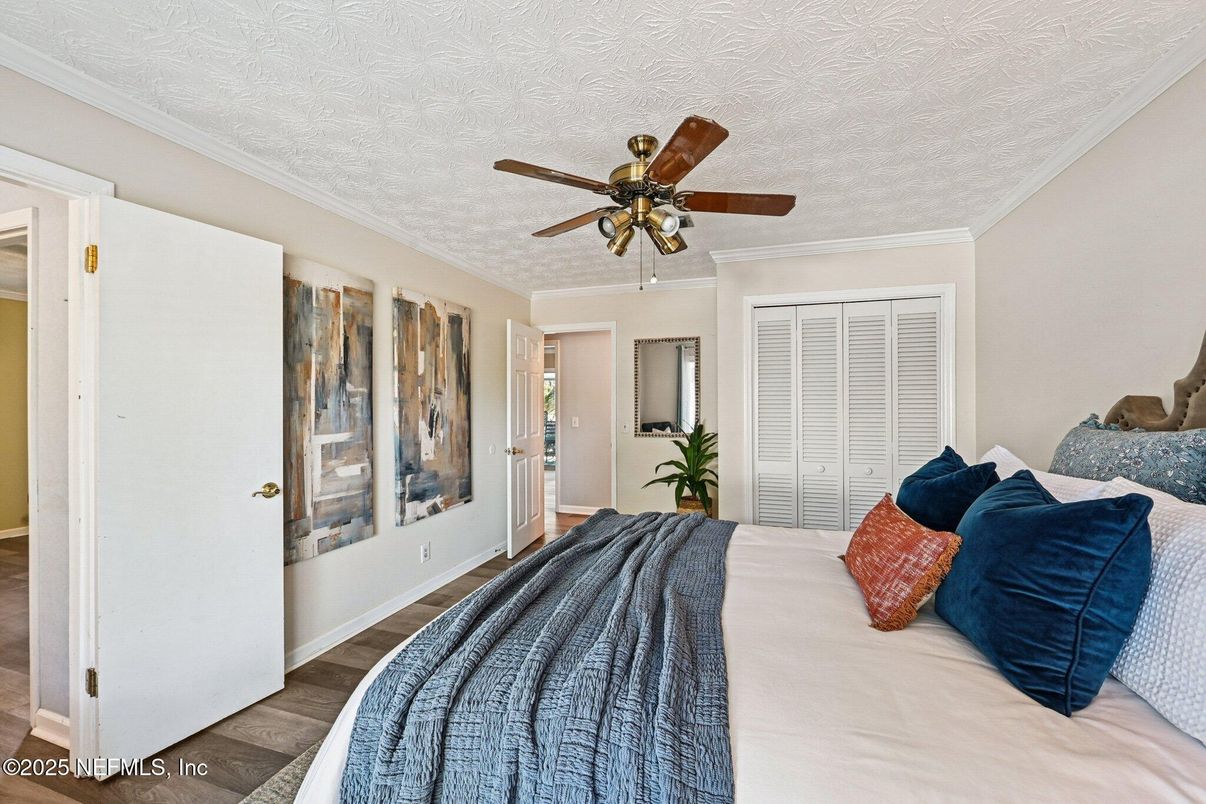 Bedroom, Interior, Wood Texture Flooring