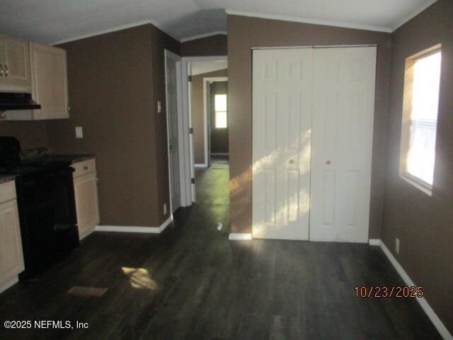 Empty room, Interior, Kitchen, Wood Texture Flooring