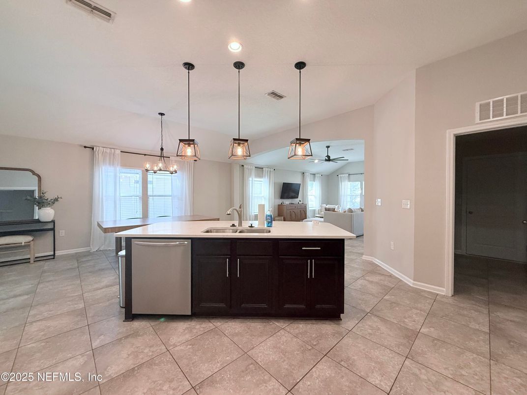 Interior, Kitchen, Pendant Lights, Recessed Lighting