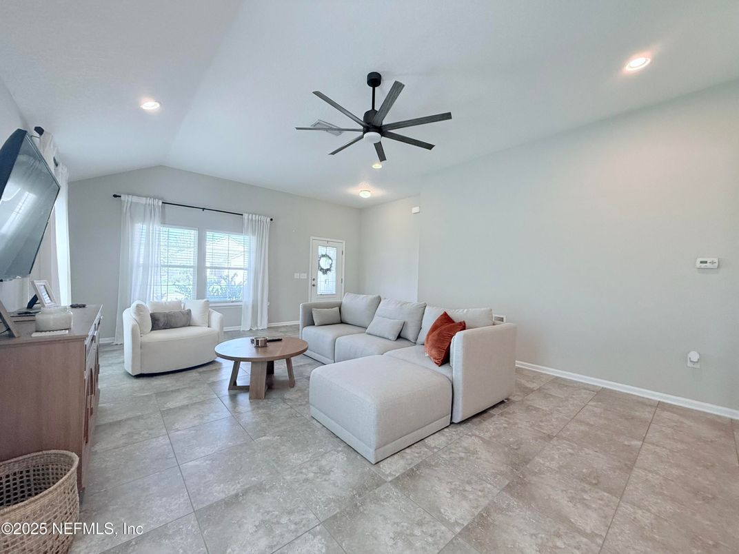 Interior, Living room, Recessed Lighting