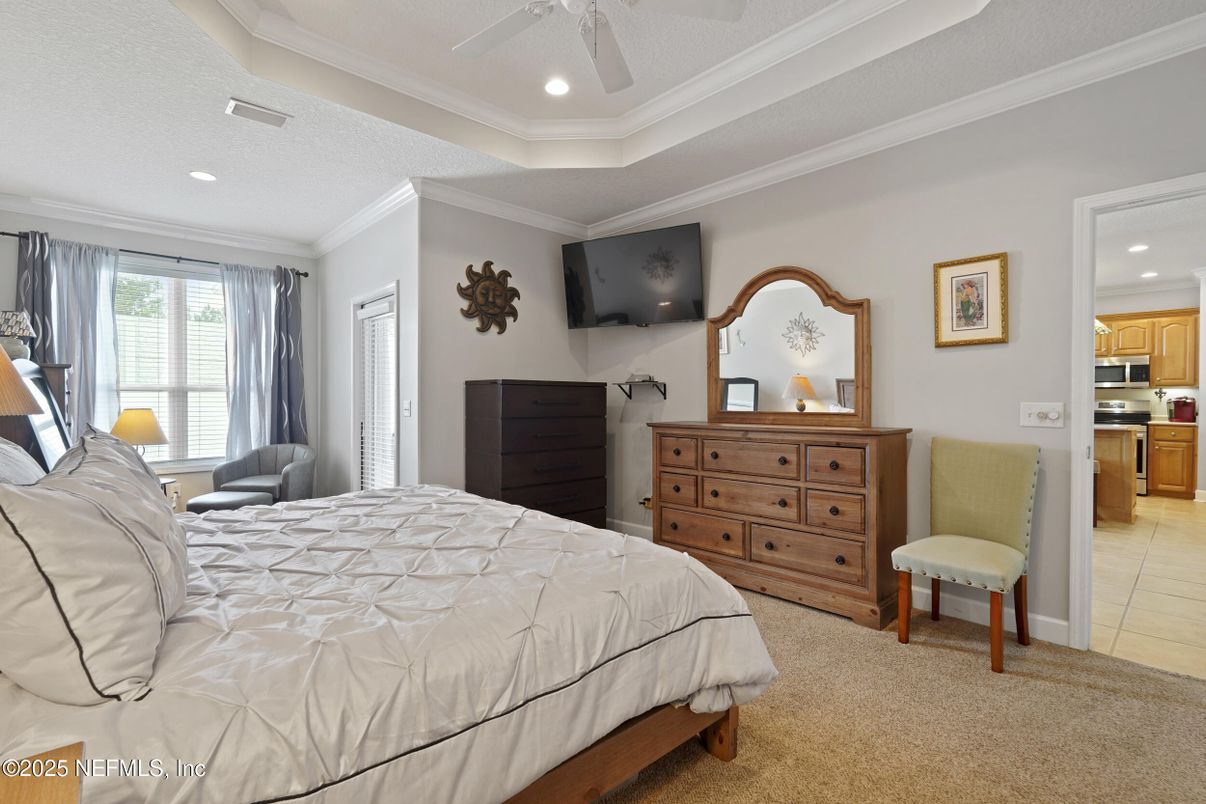 Bedroom, Interior, Recessed Lighting