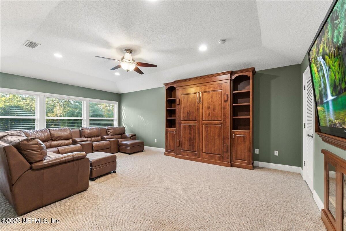 Fireplace, Interior, Living room, Recessed Lighting