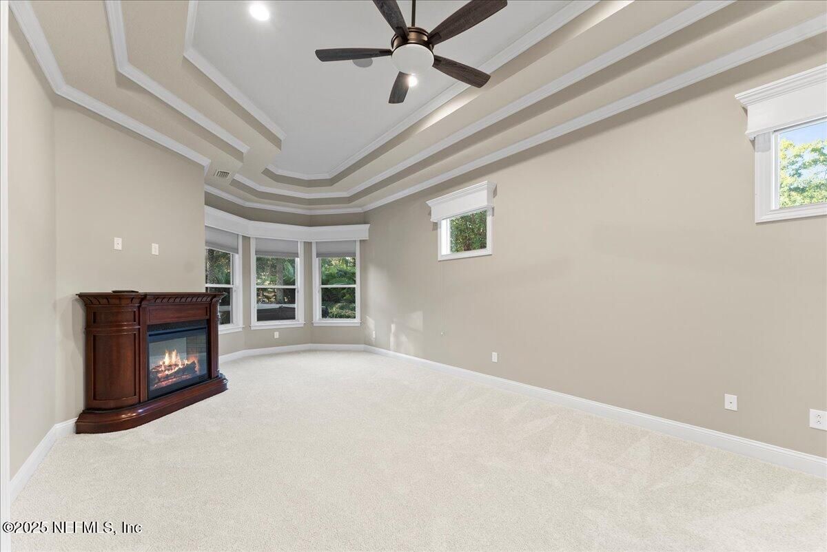 Empty room, Fireplace, Interior, Recessed Lighting