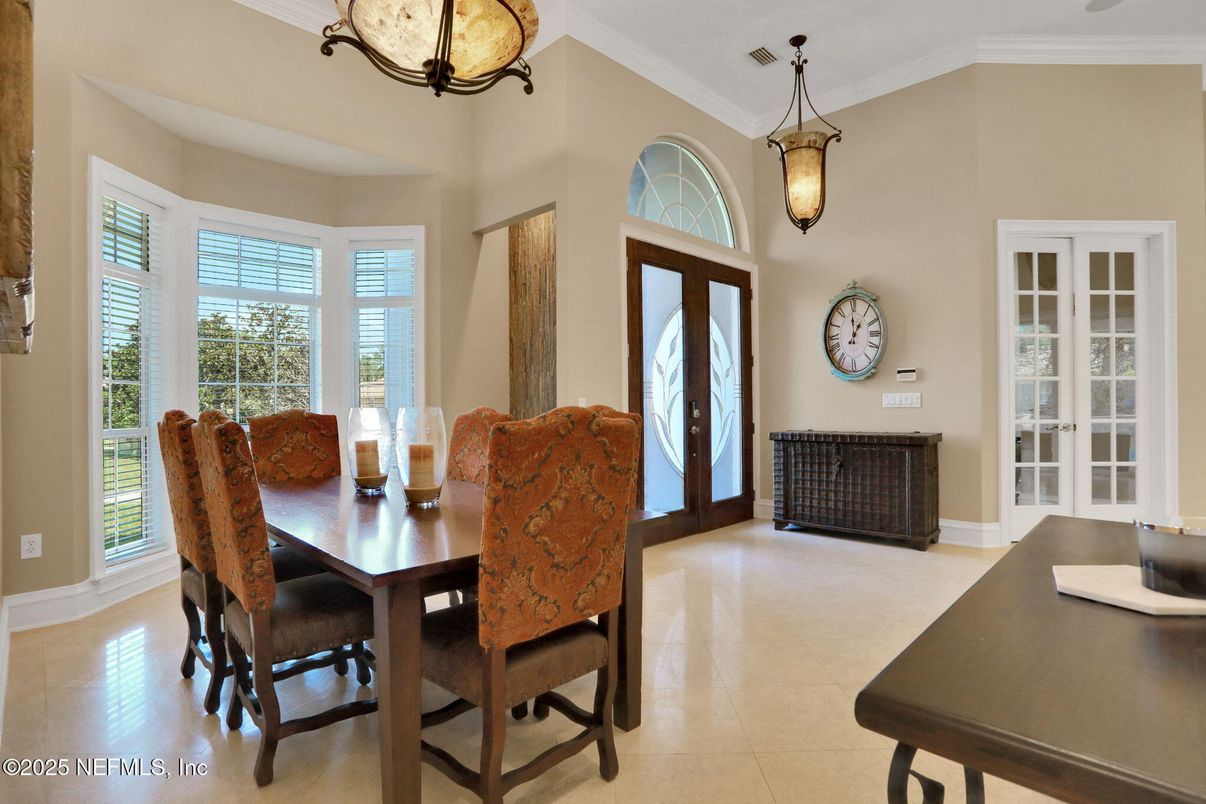 Dining room, Interior, Pendant Lights