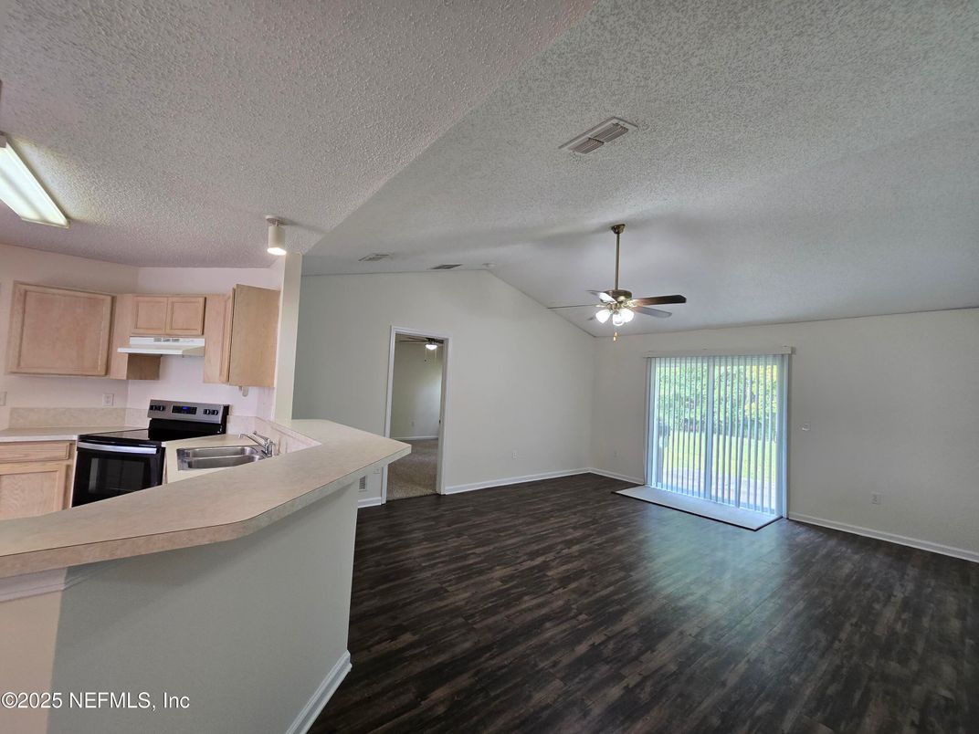 Interior, Kitchen, Wood Texture Flooring