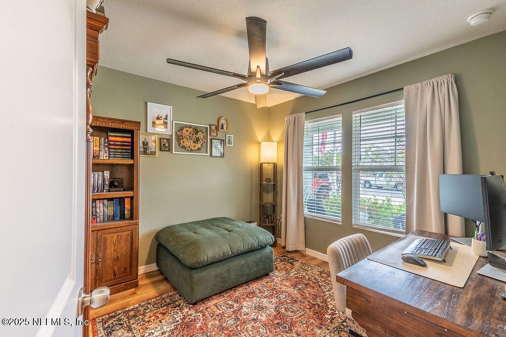 Home Office, Interior, Wood Texture Flooring