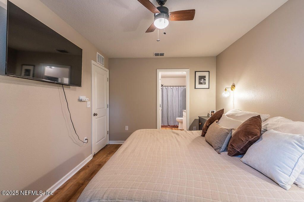 Bedroom, Interior, Wood Texture Flooring