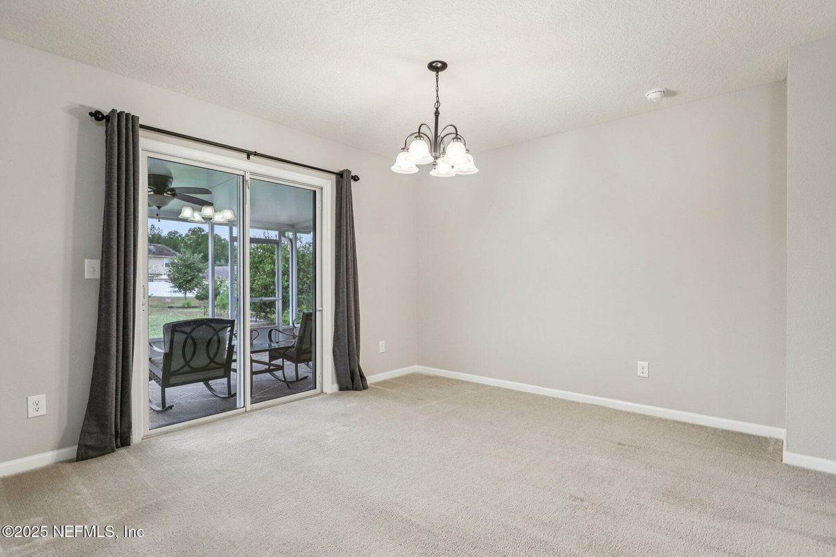 Chandelier, Empty room, Interior