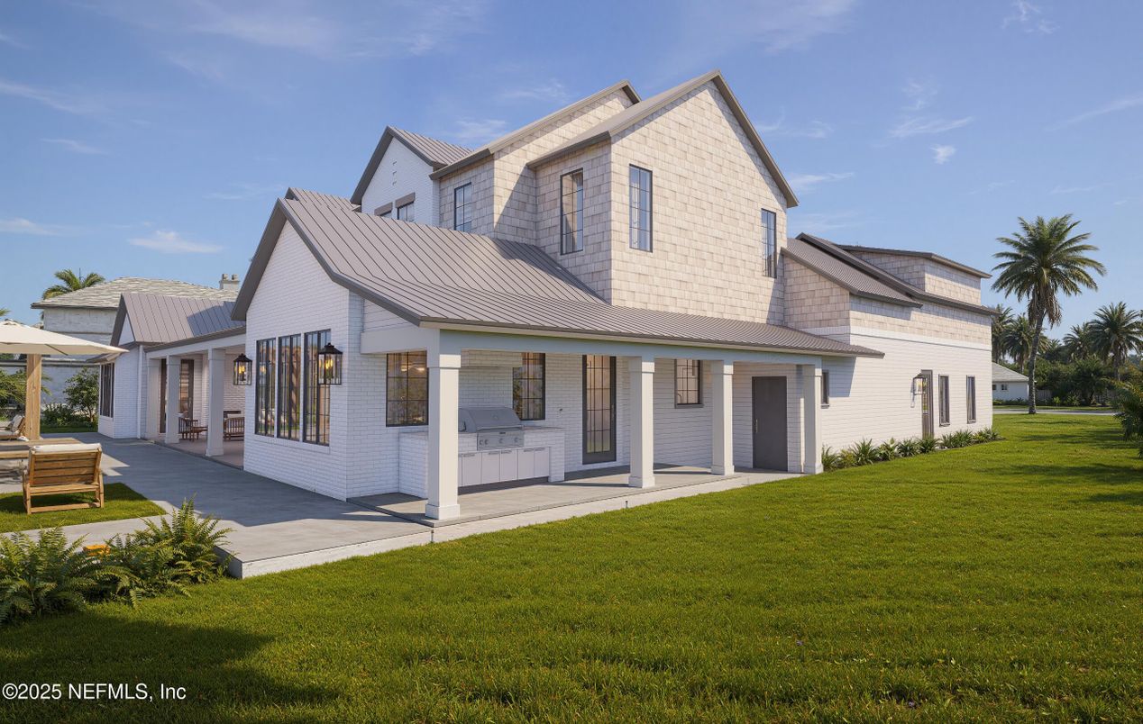 Backyard, Exterior, Facade, Farmhouse