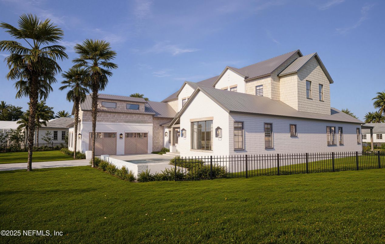 Attached, Exterior, Facade, Farmhouse