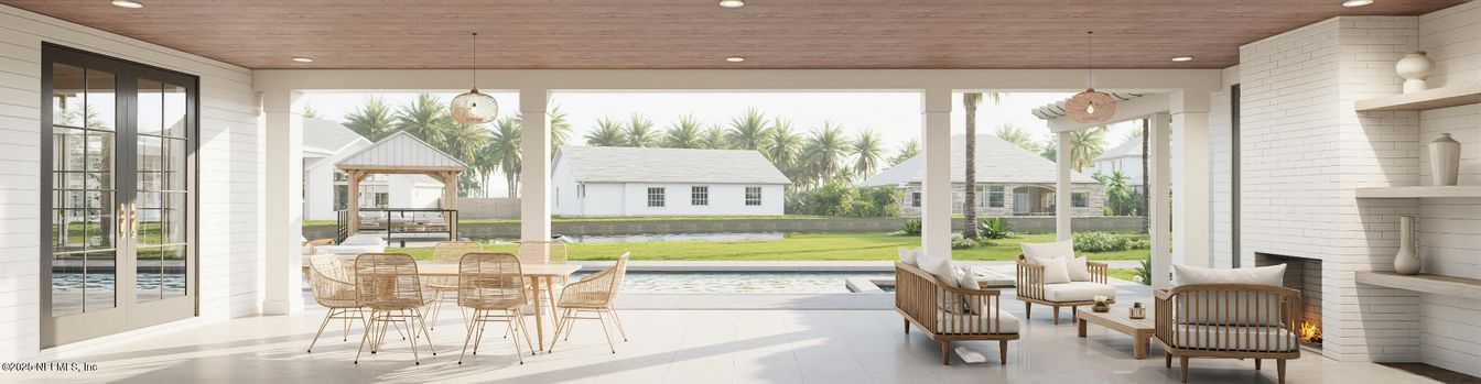 Interior, Pool, Recessed Lighting, Sun Room