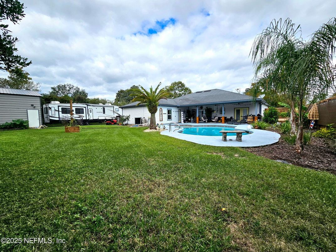 Backyard, Exterior, Pool