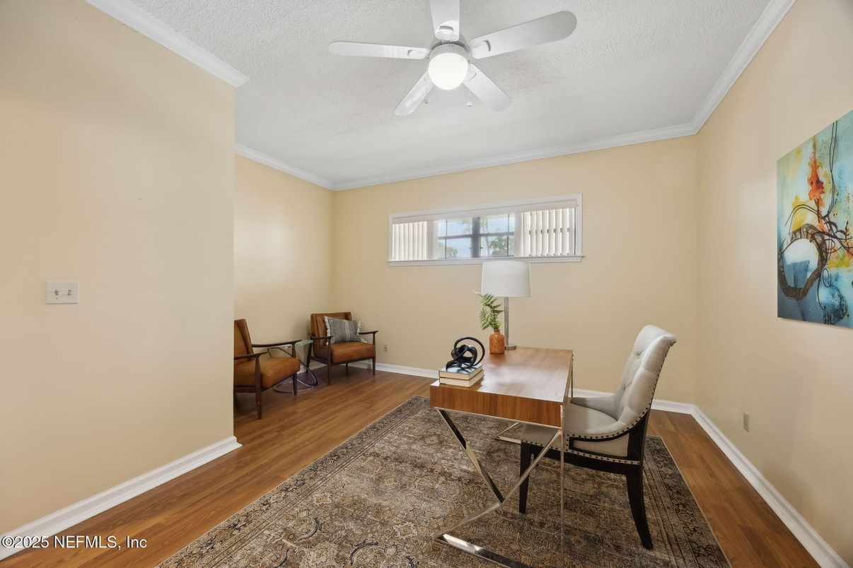 Home Office, Interior, Wood Texture Flooring