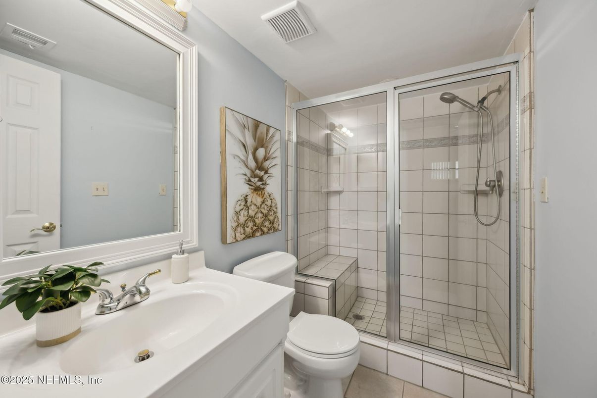 Bathroom, Glass Shower, Interior