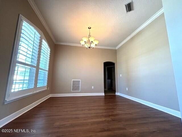 Chandelier, Empty room, Interior, Wood Texture Flooring