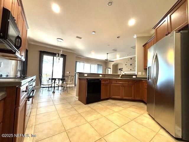 Dining room, Interior, Kitchen, Pendant Lights, Recessed Lighting