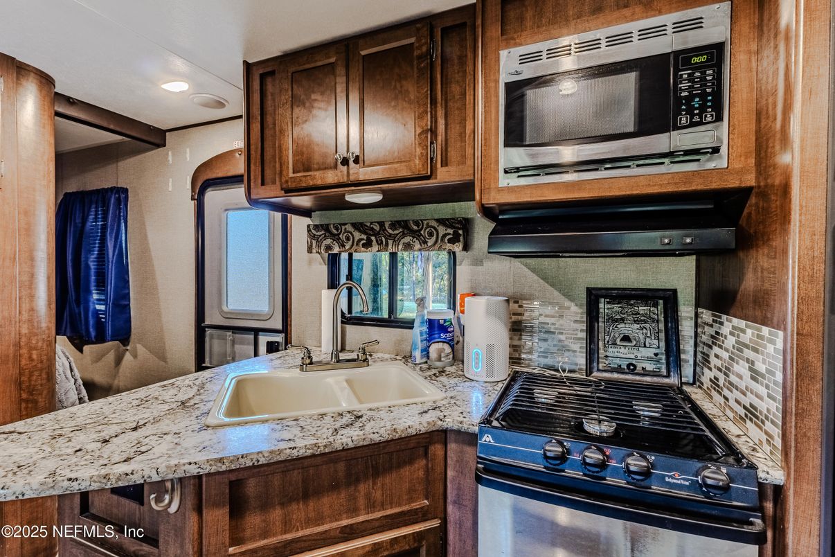 Interior, Kitchen, Recessed Lighting, Stainless Steel Appliances