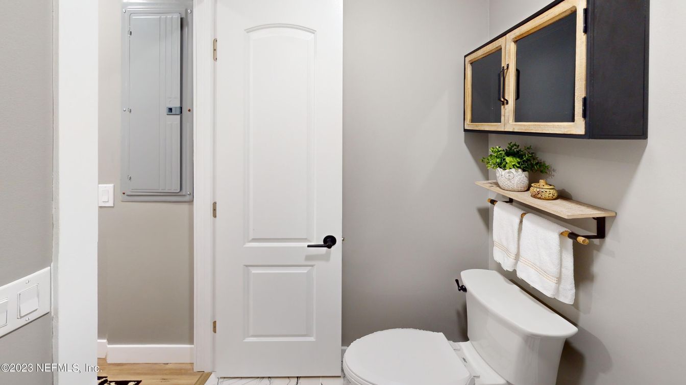 Bathroom, Interior, Wood Texture Flooring