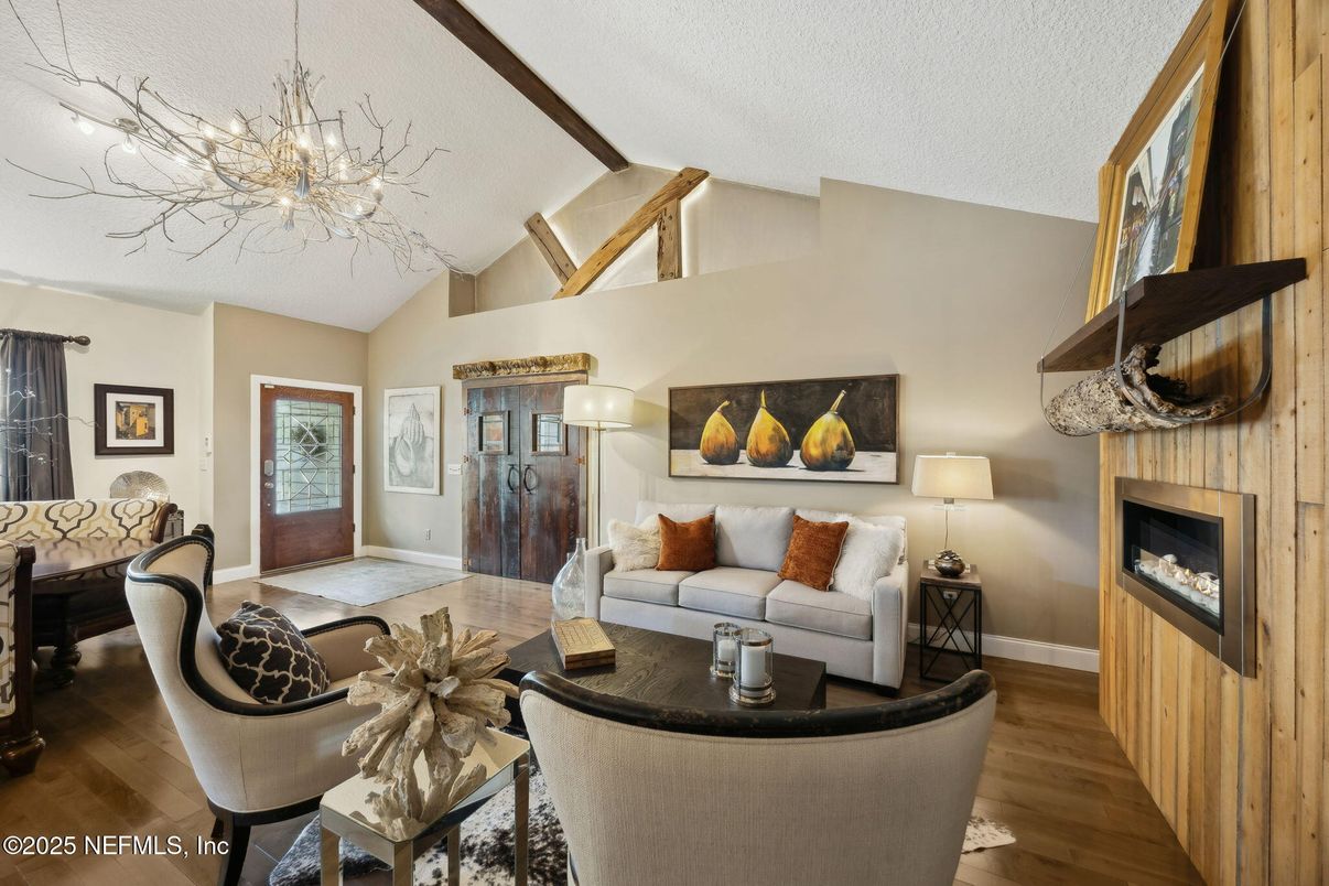 Fireplace, Interior, Living room, Wood Texture Flooring