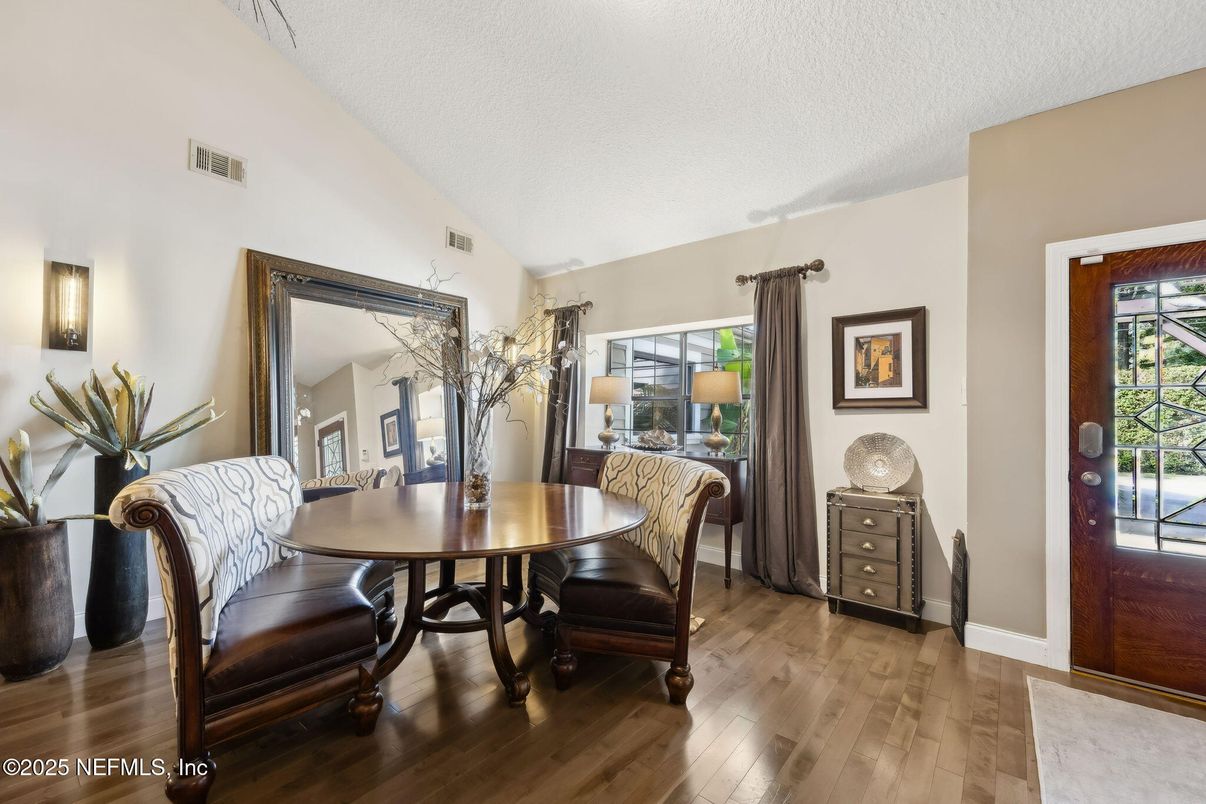 Dining room, Interior, Wood Texture Flooring