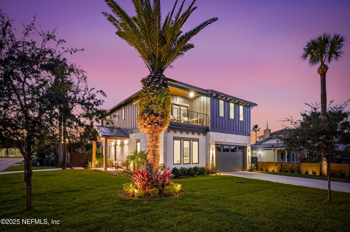 Attached, Backyard, Exterior, Facade, Farmhouse