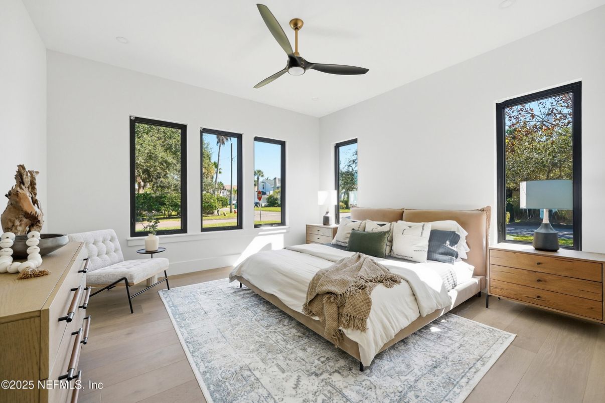 Bedroom, Interior, Wood Texture Flooring