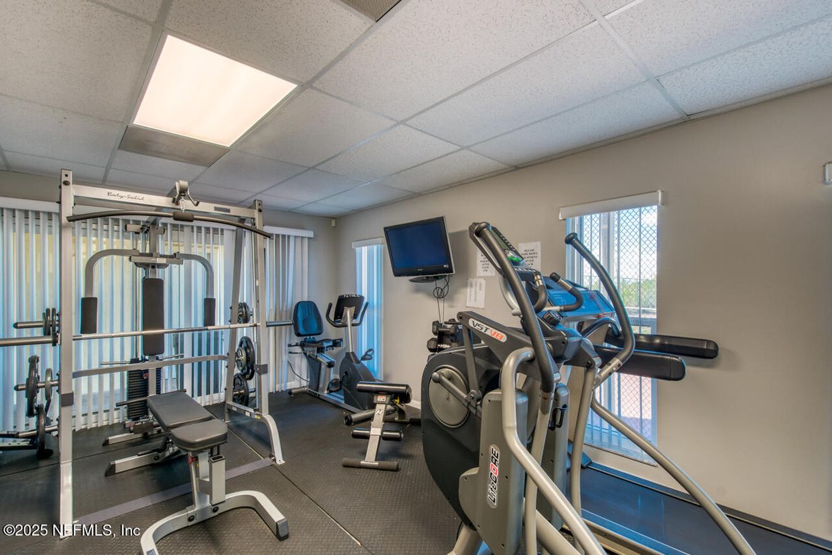 Fitness Equipment, Gym, Interior