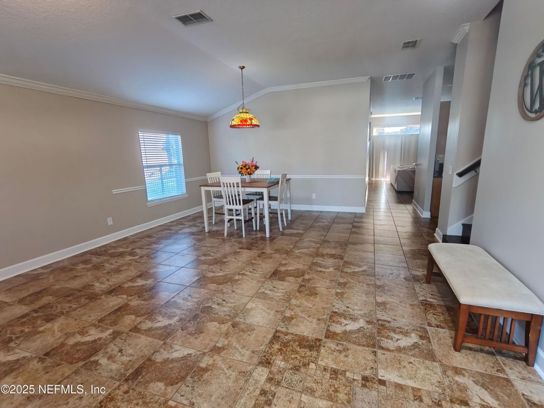 Dining room, Interior, Pendant Lights