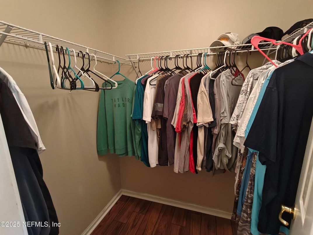 Interior, Walk-in Closets, Wood Texture Flooring
