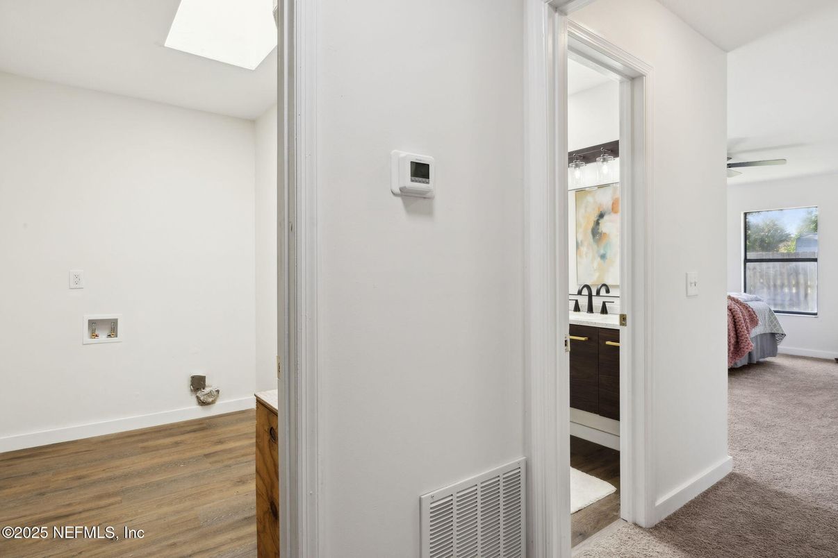 Bathroom, Interior, Wood Texture Flooring