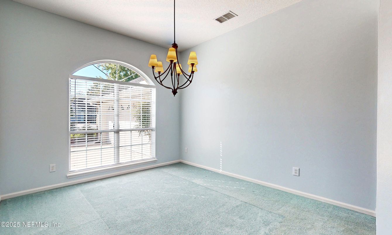 Chandelier, Empty room, Interior