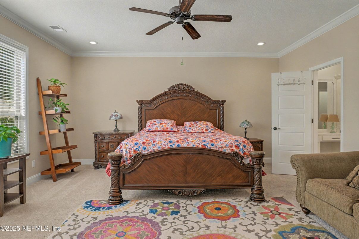 Bedroom, Interior, Recessed Lighting