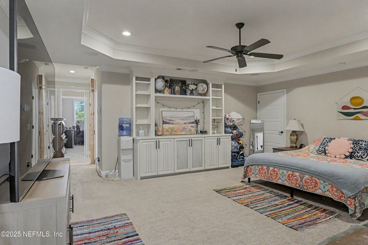 Bedroom, Interior, Recessed Lighting