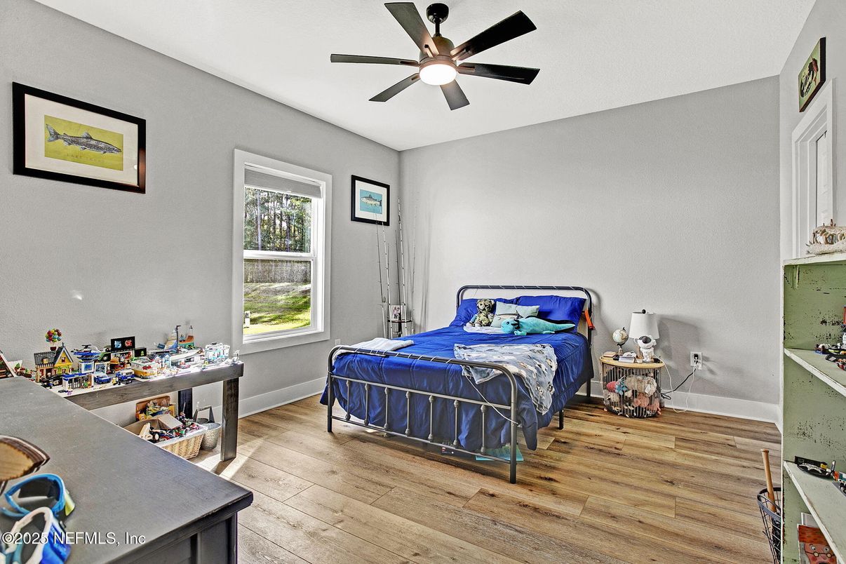 Bedroom, Interior, Wood Texture Flooring